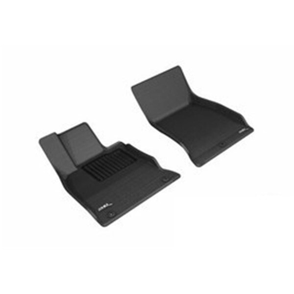 3D Maxpider Kagu R1 Floor Mat for 2018 KIA Stinger RWD, Black L1KA04611509 - main